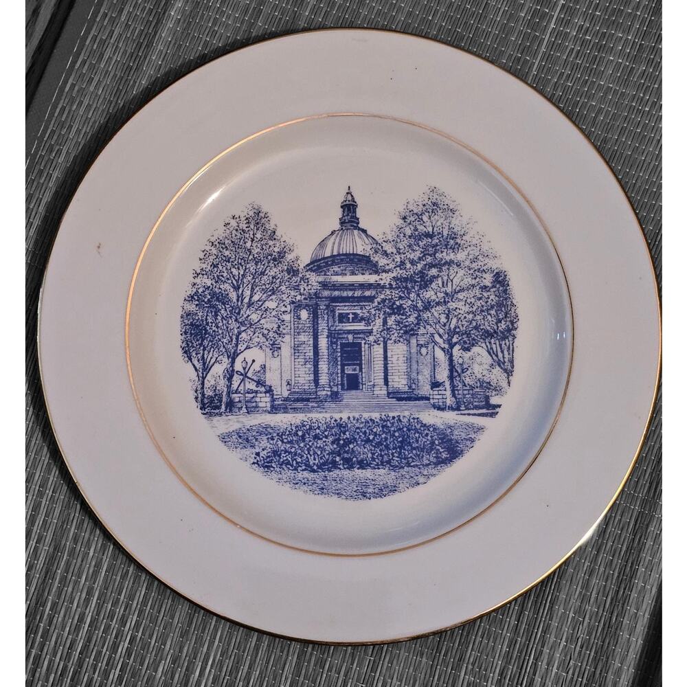 US Naval Academy Chapel Commemorative Plate Annapolis Maryland